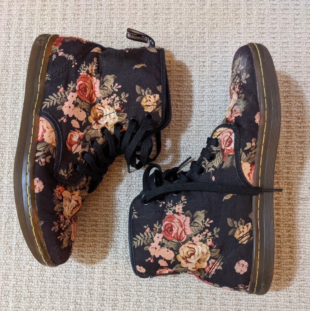 Dr. Marten's floral boots